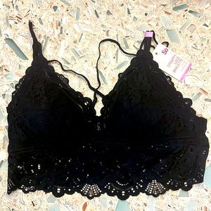 So Strappy Lace Bralette XL